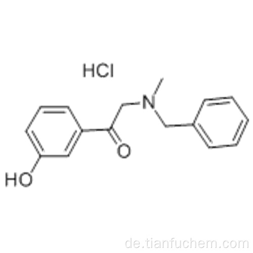 2- [Benzyl (methyl) amino] -1- (3-hydroxyphenyl) ethanonhydrochlorid CAS 71786-67-9